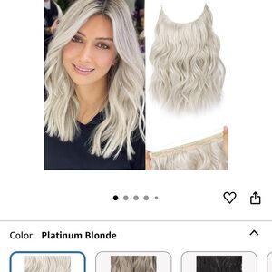 Luxurious Platinum Blonde Halo